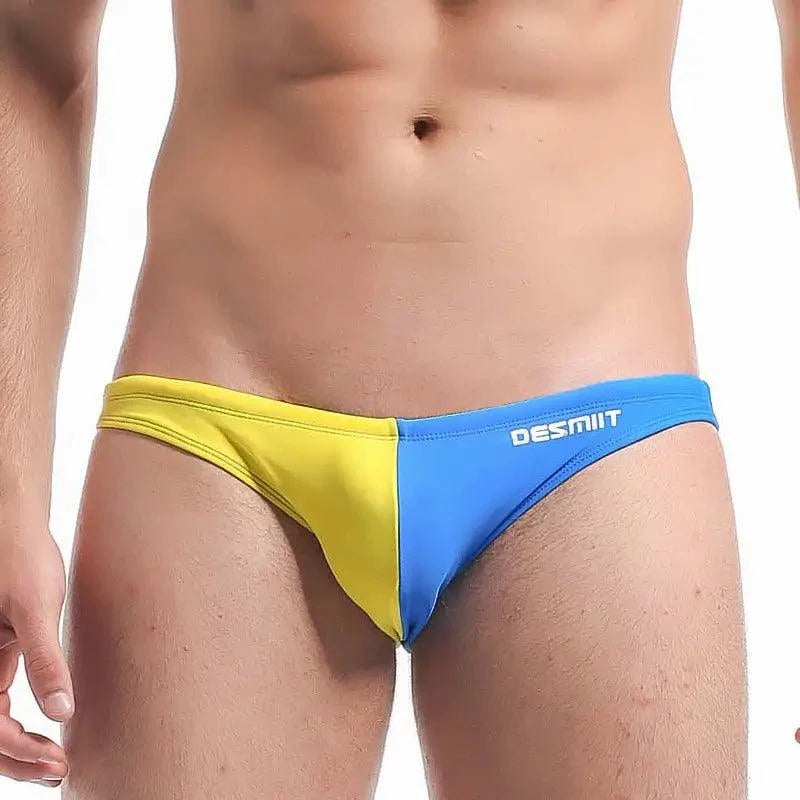 Desmiit Desmiit Men's Bikini Swim Briefs Low-Rise Brief Swimsuit