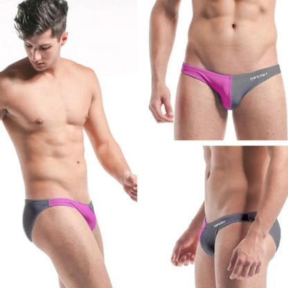 Desmiit Desmiit Men's Bikini Swim Briefs Low-Rise Brief Swimsuit