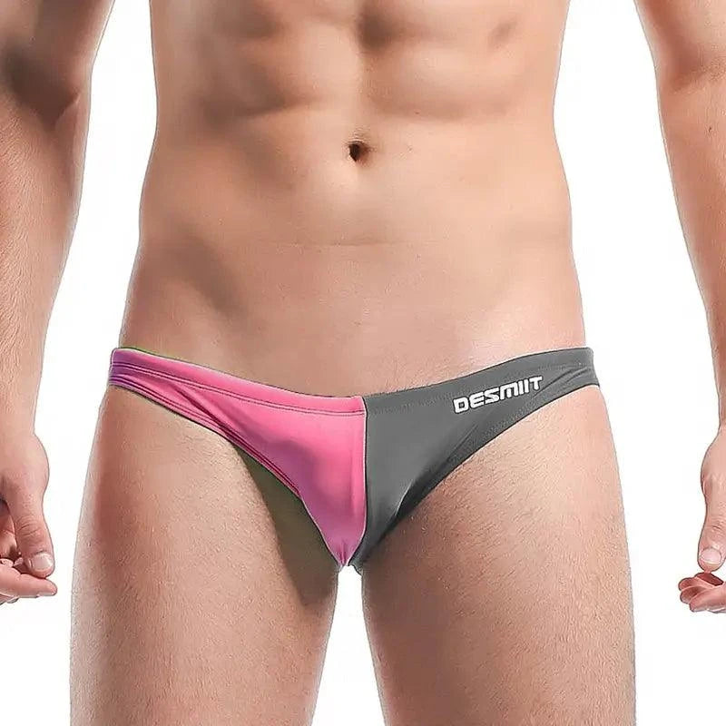 Desmiit Desmiit Men's Bikini Swim Briefs Low-Rise Brief Swimsuit