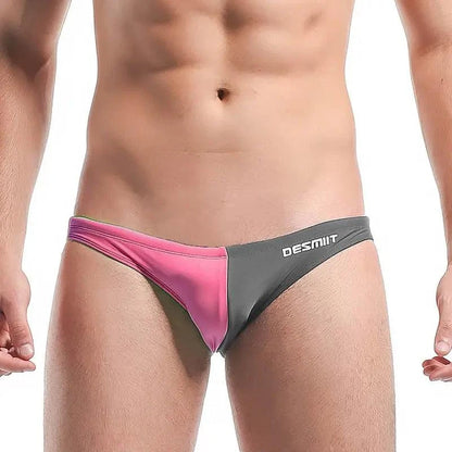 Desmiit Desmiit Men's Bikini Swim Briefs Low-Rise Brief Swimsuit
