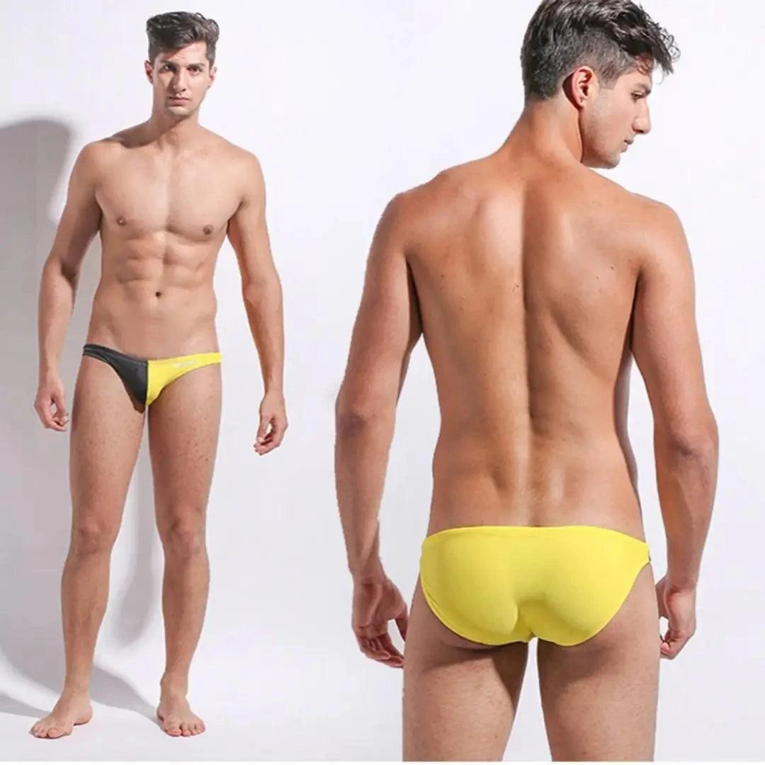 Desmiit Desmiit Men's Bikini Swim Briefs Low-Rise Brief Swimsuit