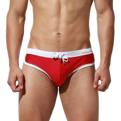 Desmiit DESMIIT Men's Low Waist Swim Briefs with Removable Pad Bikini