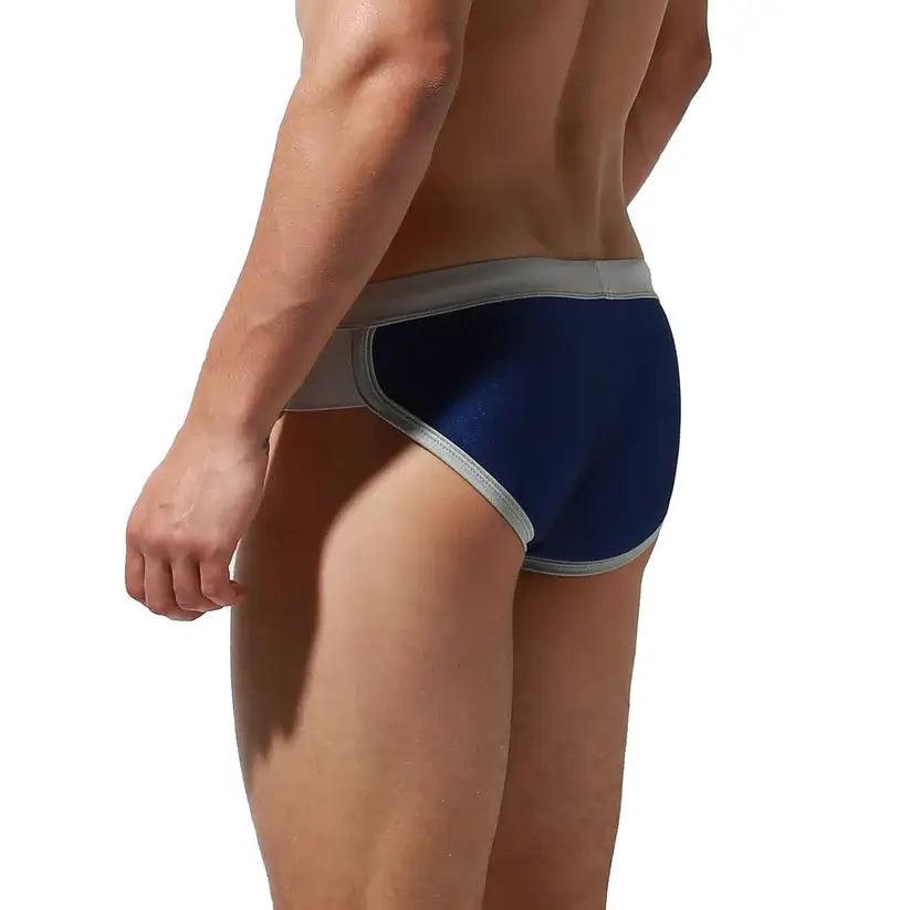 Desmiit DESMIIT Men's Low Waist Swim Briefs with Removable Pad Bikini