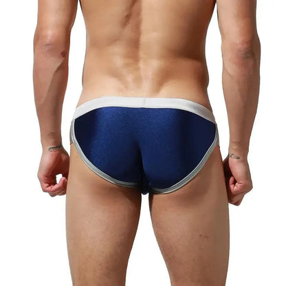 Desmiit DESMIIT Men's Low Waist Swim Briefs with Removable Pad Bikini