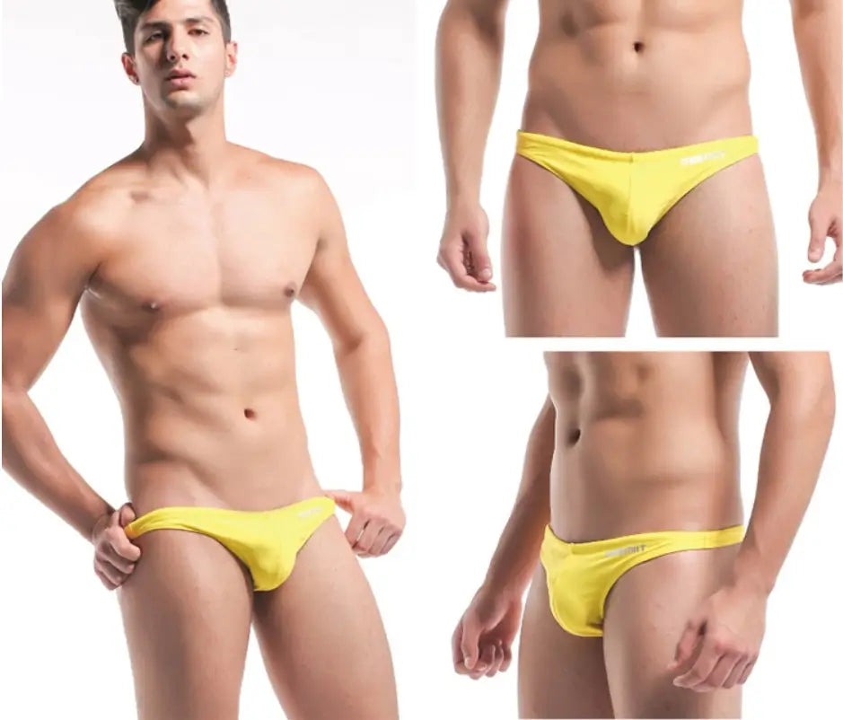 Desmiit Desmiit Men's Sexy Swim Briefs - Multicolor Bikini-Swimwear 82% Nylon & 18% Spandex