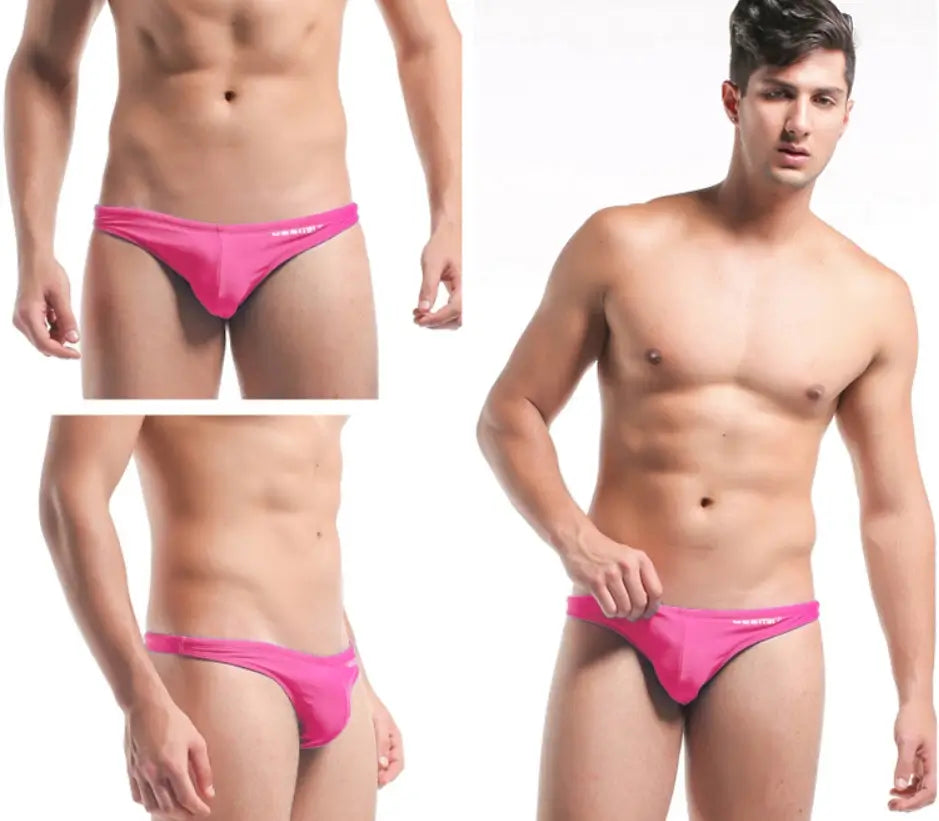 Desmiit Desmiit Men's Sexy Swim Briefs - Multicolor Bikini-Swimwear 82% Nylon & 18% Spandex