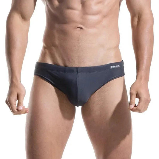 Desmiit Desmiit Men's Swim Briefs - Sexy Low Rise Quick Dry Swimwear with Convex Pad