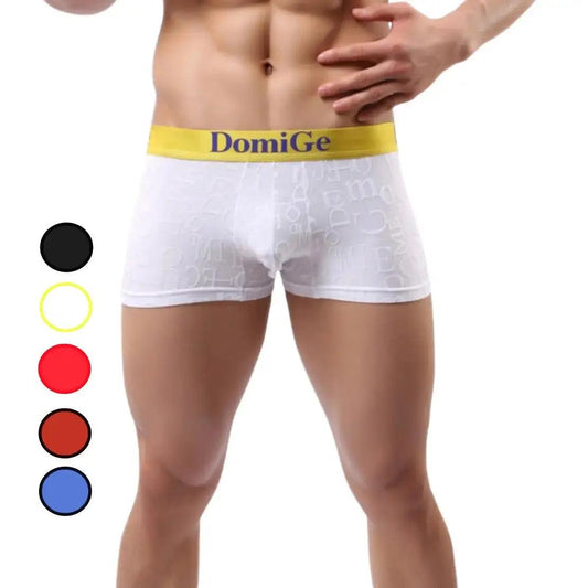 DomiGe Bamboo Boxers Black for Sale Mens Lingerie Underwear - His Inwear