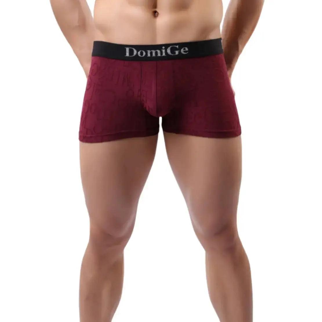 DomiGe Bamboo Boxers Black for Sale Mens Lingerie Underwear - His Inwear