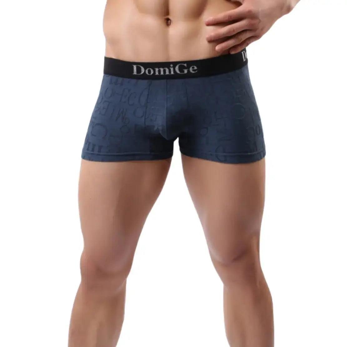 DomiGe Bamboo Boxers Black for Sale Mens Lingerie Underwear - His Inwear