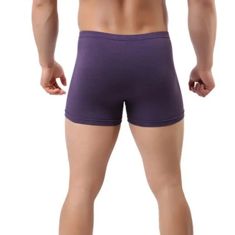 DomiGe Boxer Shorts DomiGe Men's Eco-Friendly Boxer Shorts | Plant-Based Fiber | Sizes M–4XL Purple Back