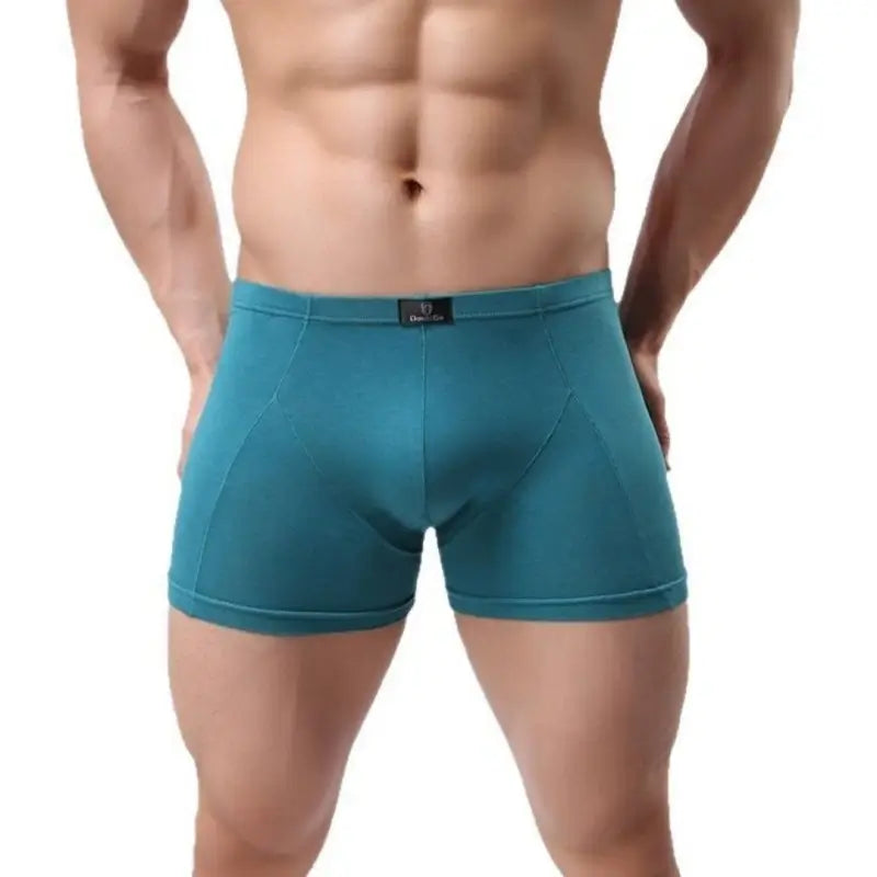 DomiGe Boxer Shorts DomiGe Men's Eco-Friendly Boxer Shorts | Plant-Based Fiber | Sizes M–4XL Blue Front