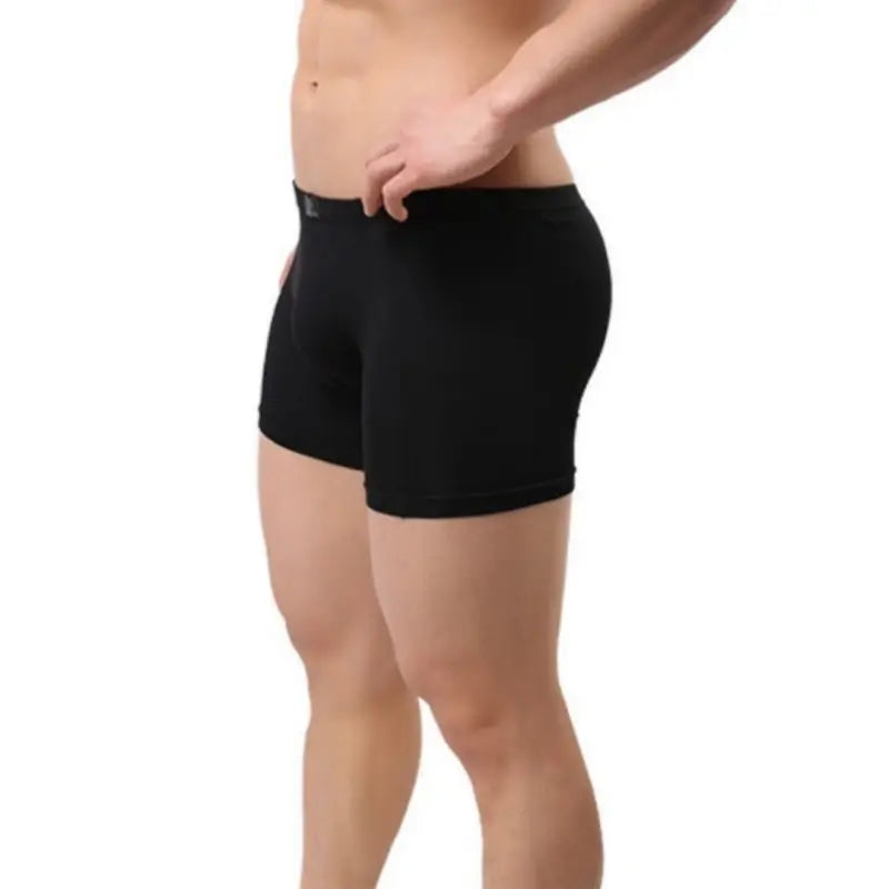 DomiGe Boxer Shorts DomiGe Men's Eco-Friendly Boxer Shorts | Plant-Based Fiber | Sizes M–4XL Black Side