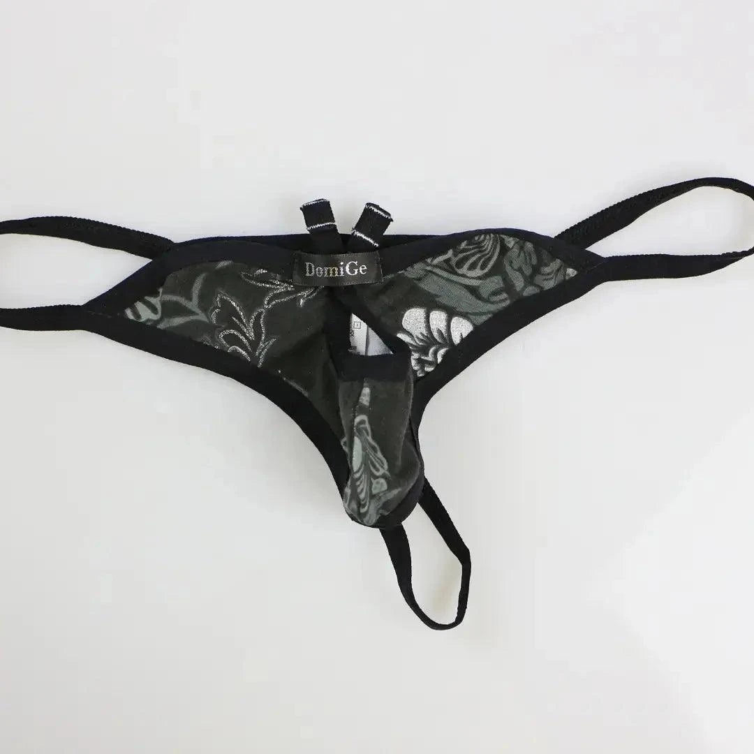 DomiGe DomiGe Butterfly Male G-String Thong Front Opening Minimal Back Coverage