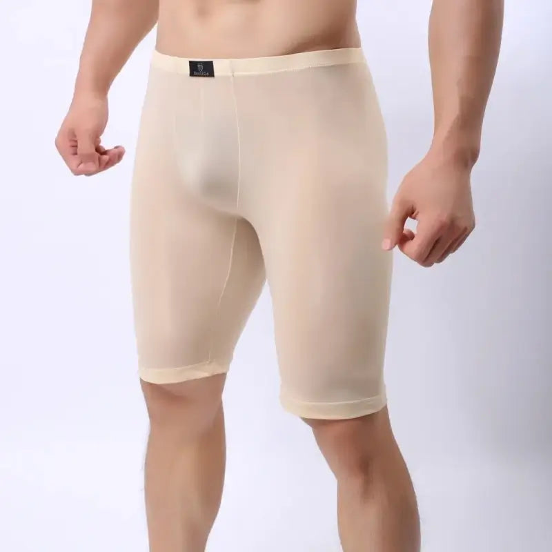 DomiGe DomiGe Compression Underpants Mid-Rise, Long Leg White Compression Underwear