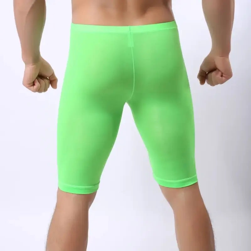 DomiGe DomiGe Compression Underpants Mid-Rise, Long Leg White Compression Underwear