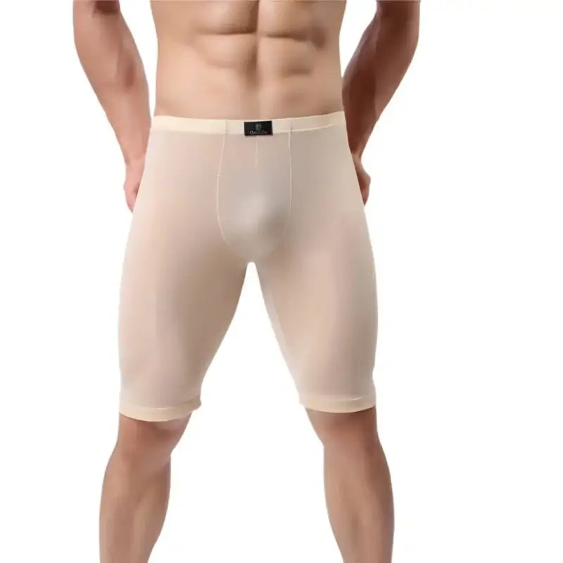 DomiGe DomiGe Compression Underpants Mid-Rise, Long Leg White Compression Underwear
