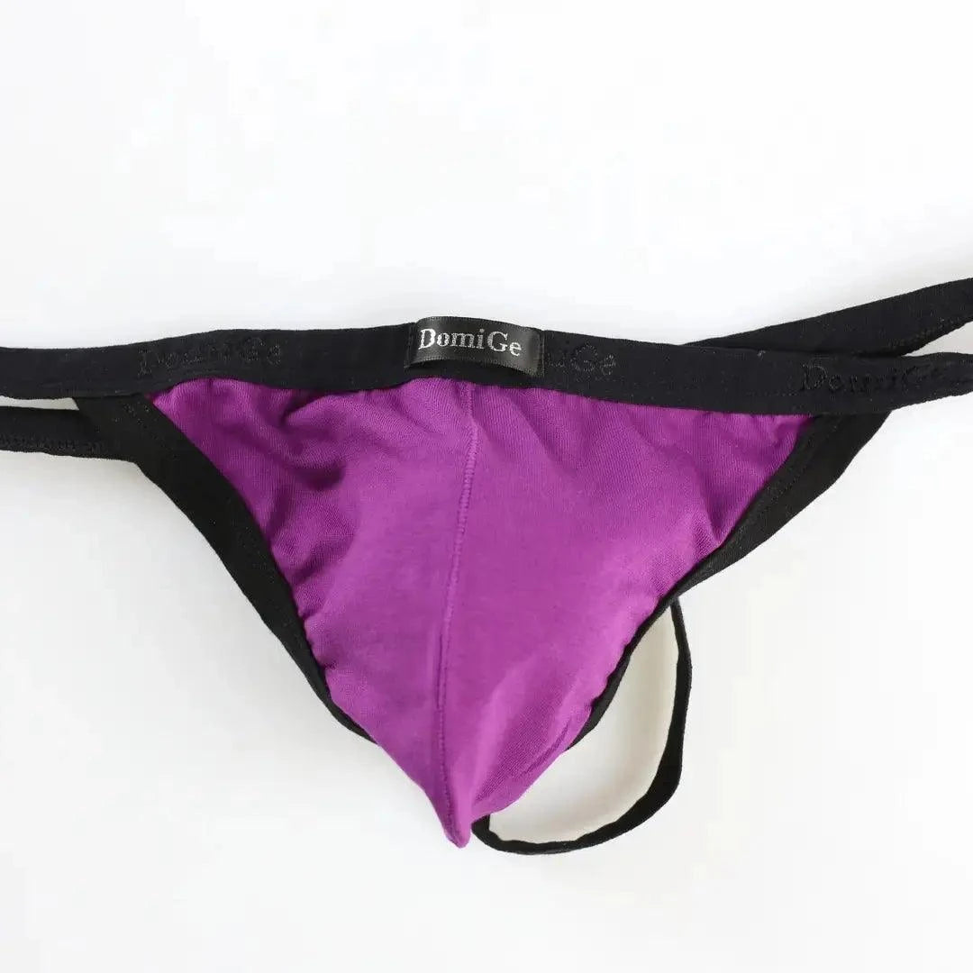 DomiGe DomiGe Low-Rise Men's Cotton Thong Male T-Back Sexy Underwear for Man