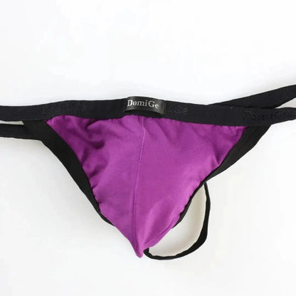 DomiGe DomiGe Low-Rise Men's Cotton Thong Male T-Back Sexy Underwear for Man
