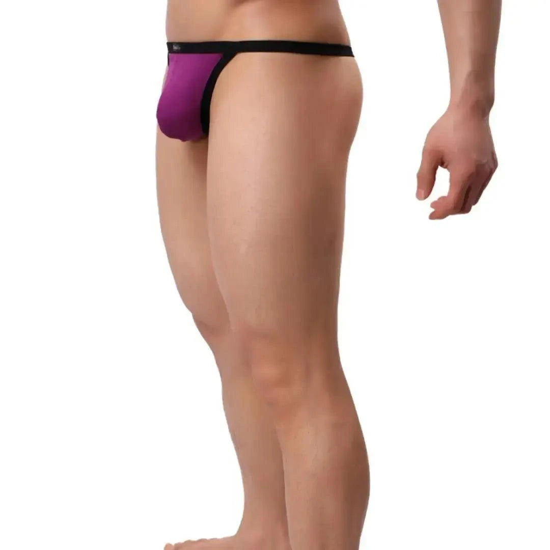 DomiGe DomiGe Low-Rise Men's Cotton Thong Male T-Back Sexy Underwear for Man