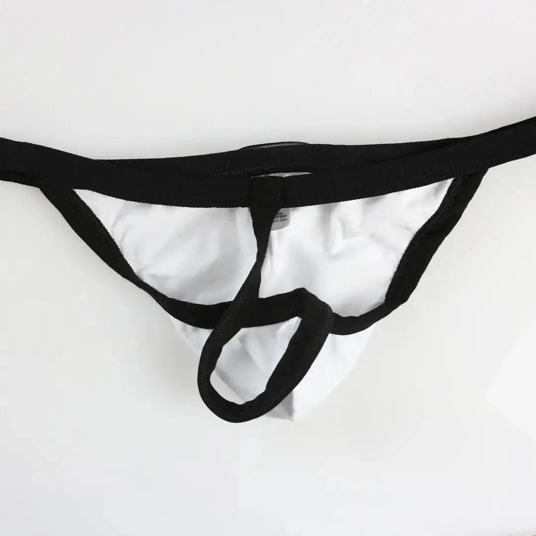 DomiGe DomiGe Low-Rise Men's Cotton Thong Male T-Back Sexy Underwear for Man