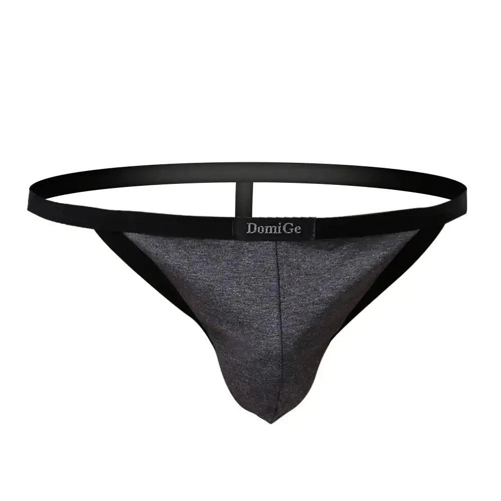 DomiGe DomiGe Low-Rise Men's Cotton Thong Male T-Back Sexy Underwear for Man