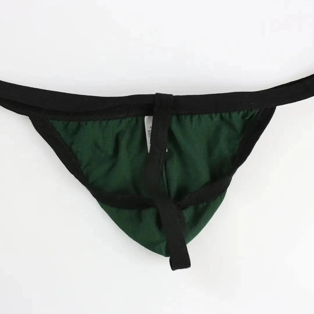 DomiGe DomiGe Low-Rise Men's Cotton Thong Male T-Back Sexy Underwear for Man