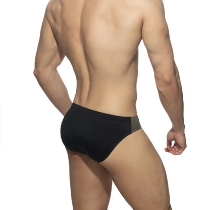 DomiGe DomiGe Low Waist Colorblock Swim Brief for Men - Sexy Design Quick-Dry