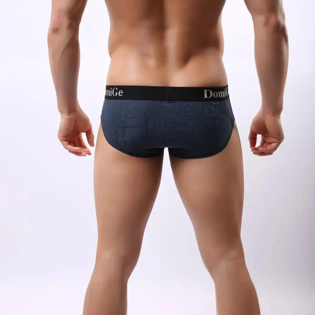 DomiGe DomiGe Men's Bamboo Briefs Comfort Logo Waistband Male Underwear