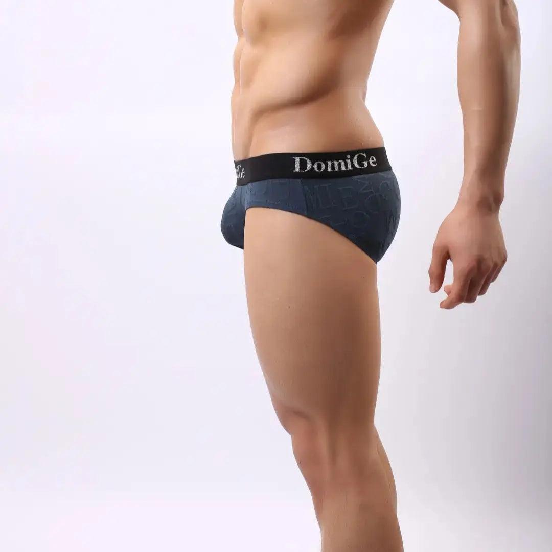 DomiGe DomiGe Men's Bamboo Briefs Comfort Logo Waistband Male Underwear