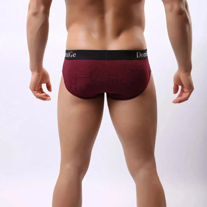 DomiGe DomiGe Men's Bamboo Briefs Comfort Logo Waistband Male Underwear