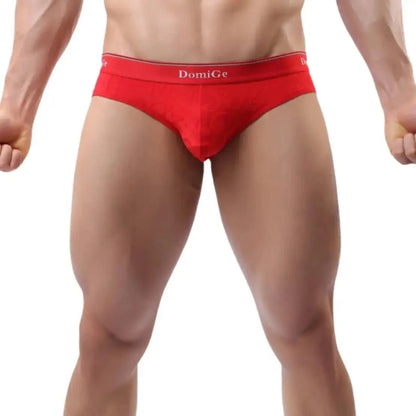 DomiGe DomiGe Men's Bamboo Briefs Comfort Logo Waistband Male Underwear