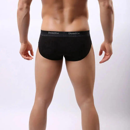 DomiGe DomiGe Men's Bamboo Briefs Comfort Logo Waistband Male Underwear