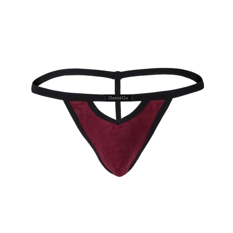 DomiGe DomiGe Men's Bamboo Fiber Thong V-Cut Bamber T-Back