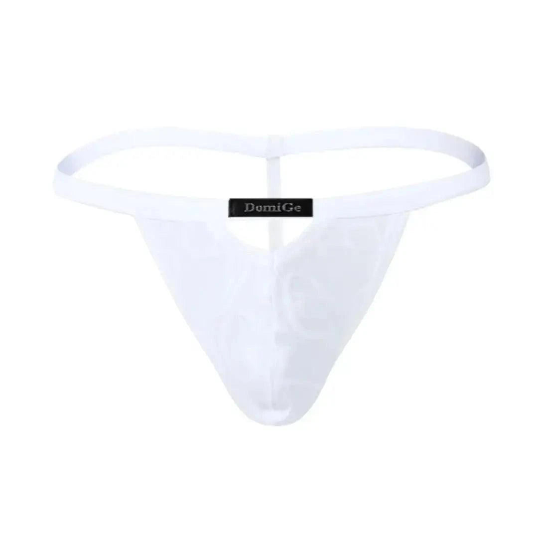DomiGe DomiGe Men's Bamboo Fiber Thong V-Cut Bamber T-Back