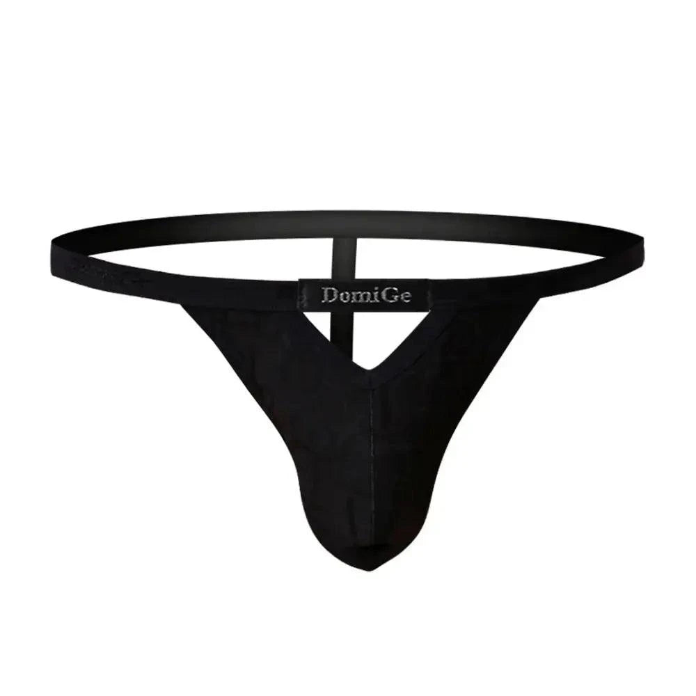 DomiGe DomiGe Men's Bamboo Fiber Thong V-Cut Bamber T-Back