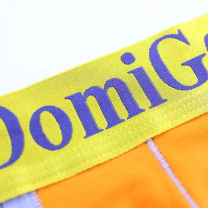 DomiGe DomiGe Men's Boxer Briefs - Ice Silk & Cotton Blend Comfort Fit Underwear
