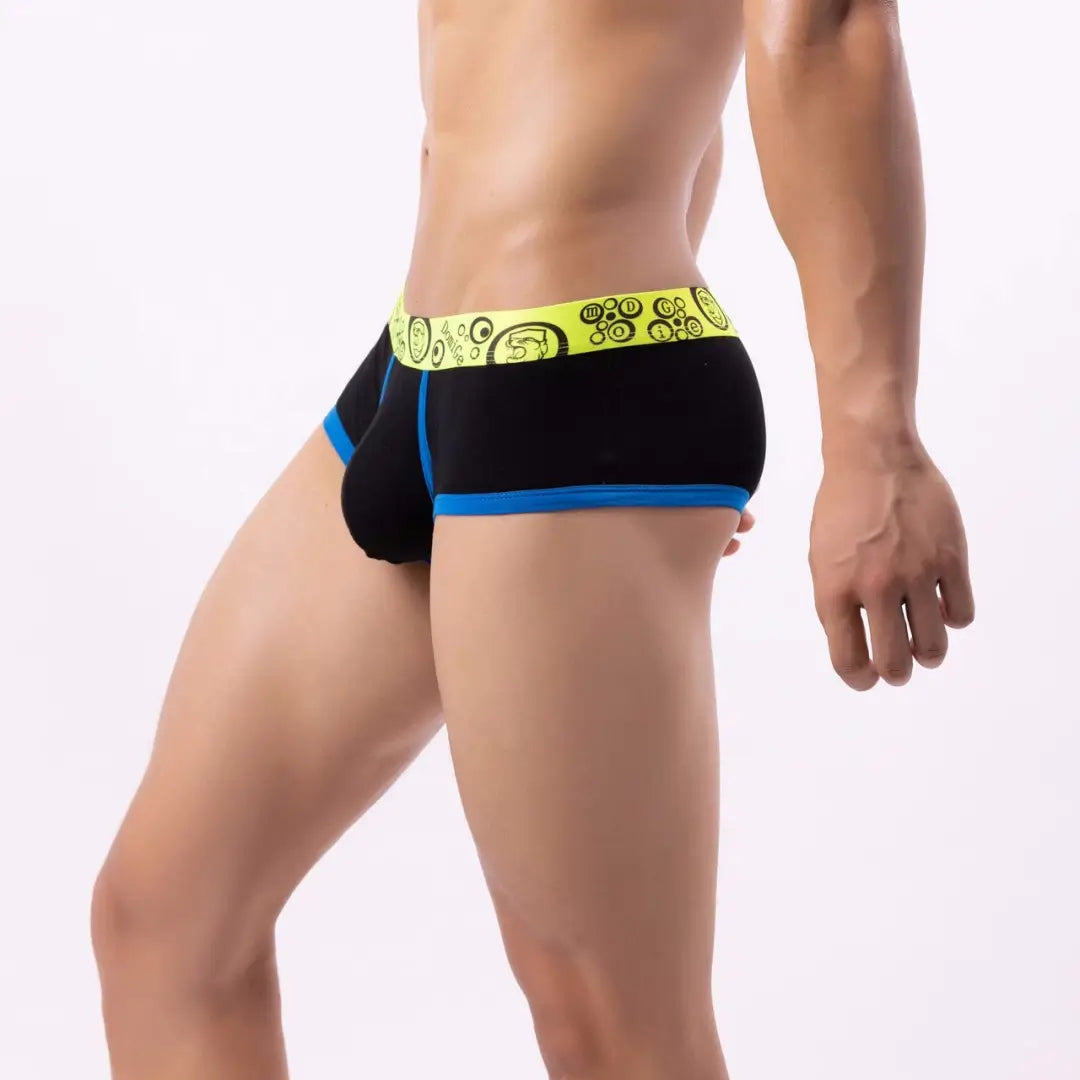 DomiGe DomiGe Men's Boxer Briefs with Ball Pocket, Unique Design Pouch Trunks