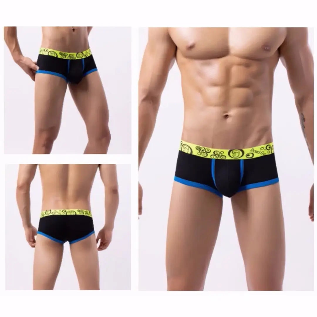 DomiGe DomiGe Men's Boxer Briefs with Ball Pocket, Unique Design Pouch Trunks