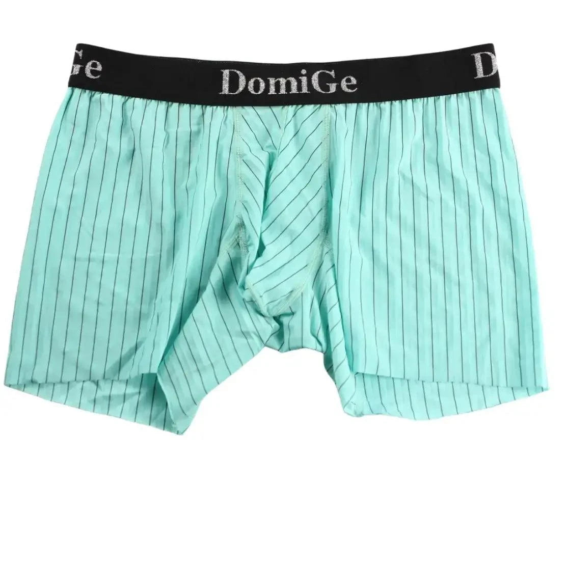 DomiGe DomiGe Men's Compression Boxers Mid-Rise Striped Boxer Seamless Leg