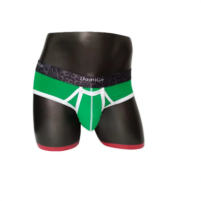 DomiGe DomiGe Men's Cotton Stretch Briefs - Dual Pouch Support & Breathable Low-Rise Fit