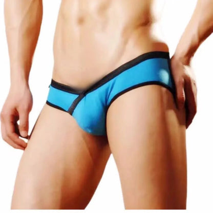 DomiGe DomiGe Men's Cotton Underwear Lycra Briefs with V-Shaped Low-Rise