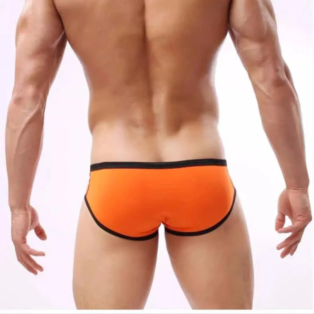 DomiGe DomiGe Men's Cotton Underwear Lycra Briefs with V-Shaped Low-Rise