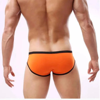 DomiGe DomiGe Men's Cotton Underwear Lycra Briefs with V-Shaped Low-Rise