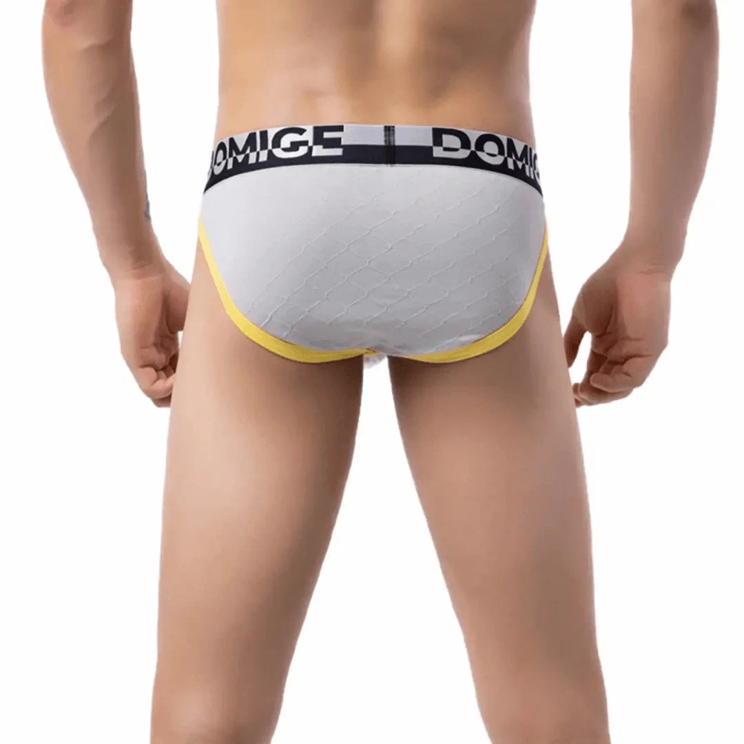 DomiGe DomiGe Men's Low-Rise Briefs Unique Floral Design Underwear