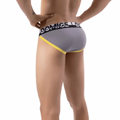 DomiGe DomiGe Men's Low-Rise Briefs Unique Floral Design Underwear
