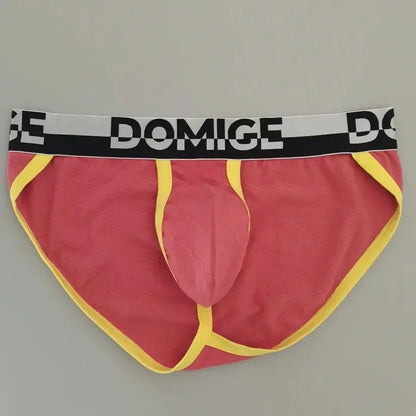 DomiGe DomiGe Men's Low-Rise Briefs Unique Floral Design Underwear