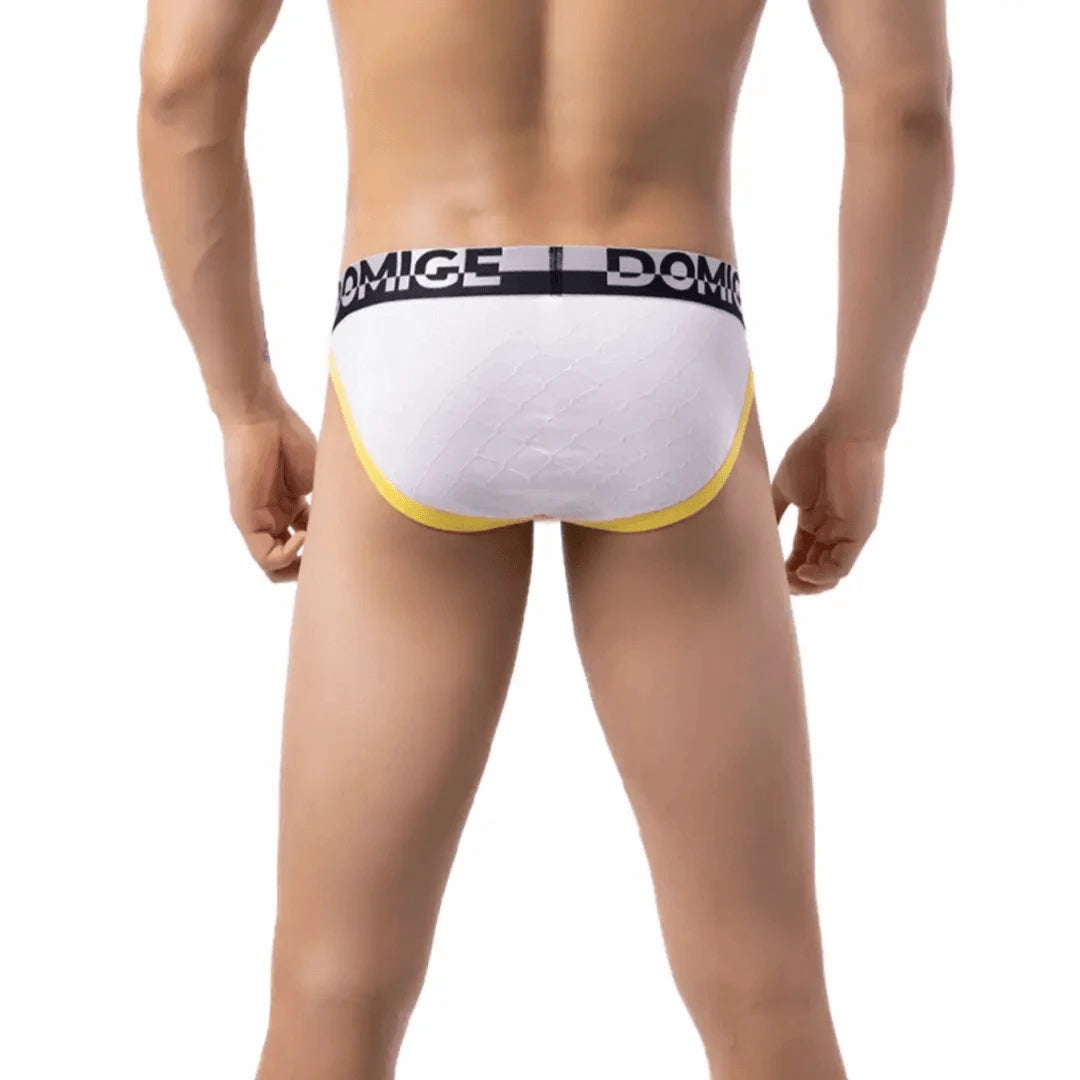 DomiGe DomiGe Men's Low-Rise Briefs Unique Floral Design Underwear