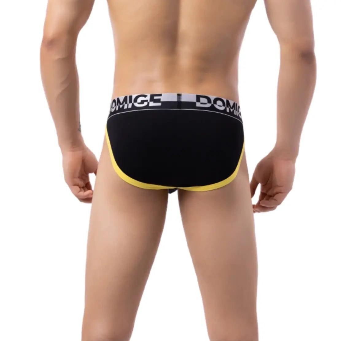 DomiGe DomiGe Men's Low-Rise Briefs Unique Floral Design Underwear