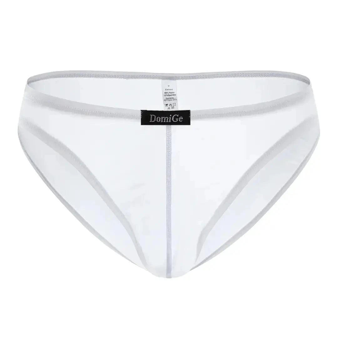 DomiGe DomiGe Men's Low-Rise Mesh Briefs Full Coverage Male Briefs Underwear